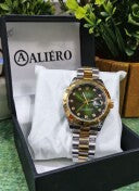 ROLEX LUXURY QUALITY MENS WTCH WITH PREMIUM GREEN DIAL;