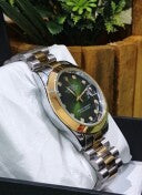 ROLEX LUXURY QUALITY MENS WTCH WITH PREMIUM GREEN DIAL;