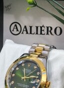ROLEX LUXURY QUALITY MENS WTCH WITH PREMIUM GREEN DIAL;