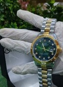 ROLEX LUXURY QUALITY MENS WTCH WITH PREMIUM GREEN DIAL;