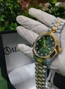 ROLEX LUXURY QUALITY MENS WTCH WITH PREMIUM GREEN DIAL;