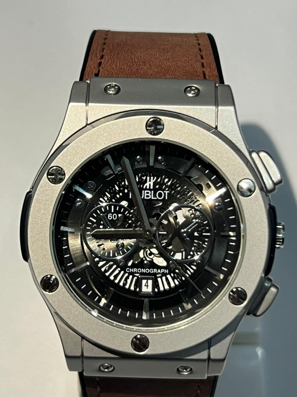 HUBLOT PREMIUM LEATHER QUALITEY MEN'S WATCH