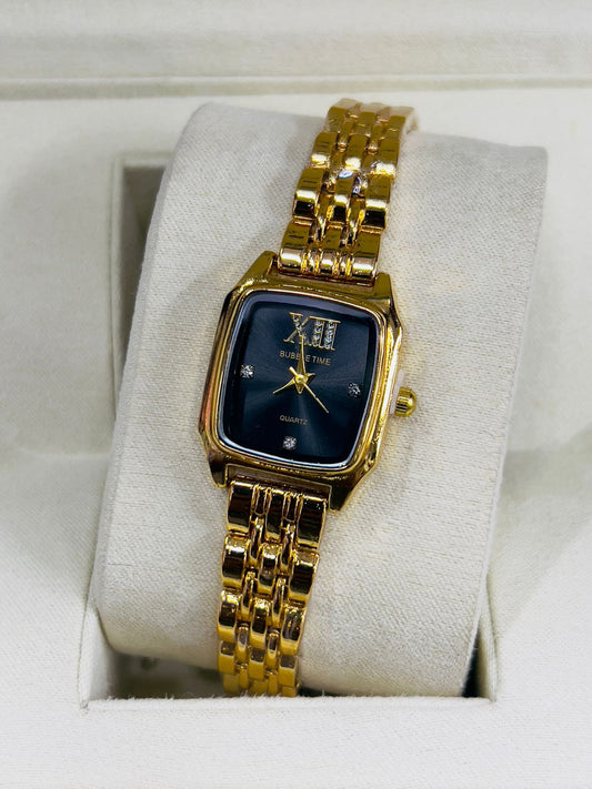 ALIÉRO Luxury Golden Ladies Watch
