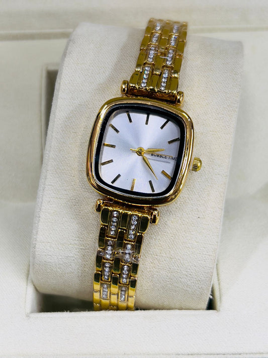 ALIÉRO Luxury Golden Ladies Watch