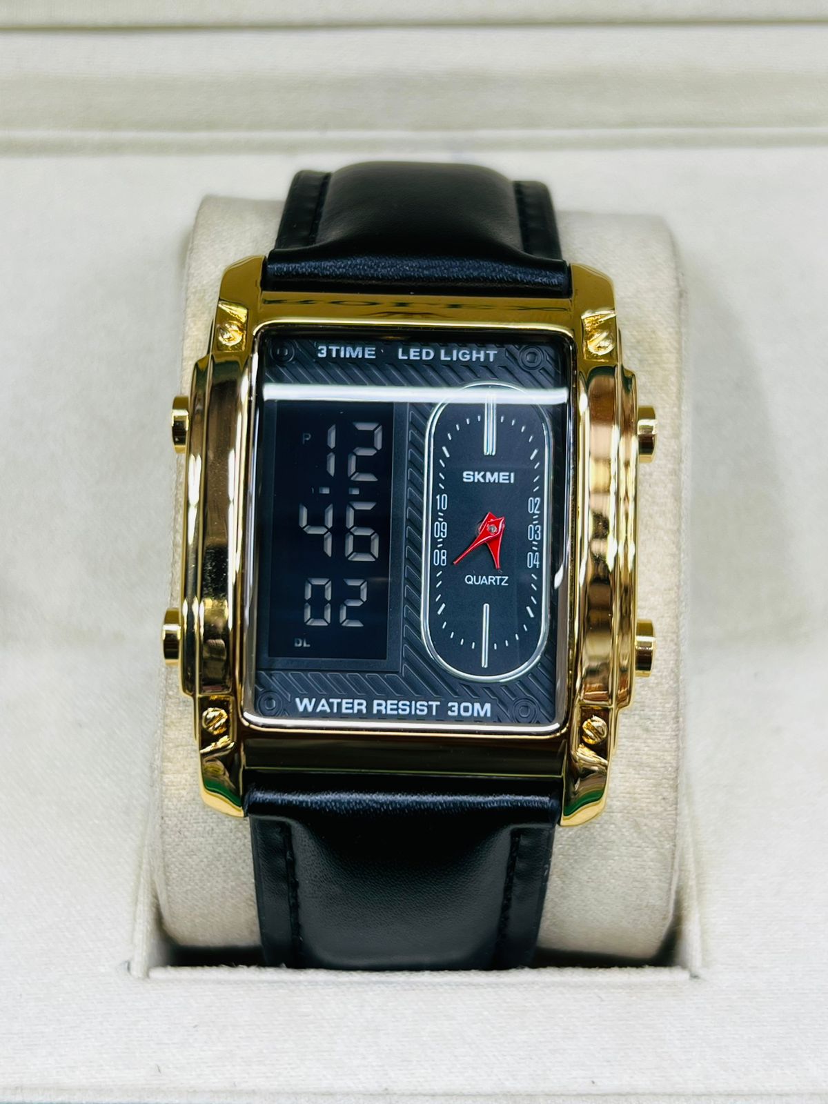 SKMEI luxury analog + digital watch