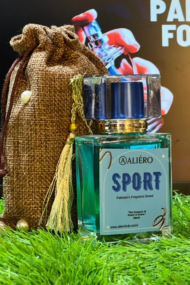 ALIERO SPORT Perfum 50ml, enhance power and grace.