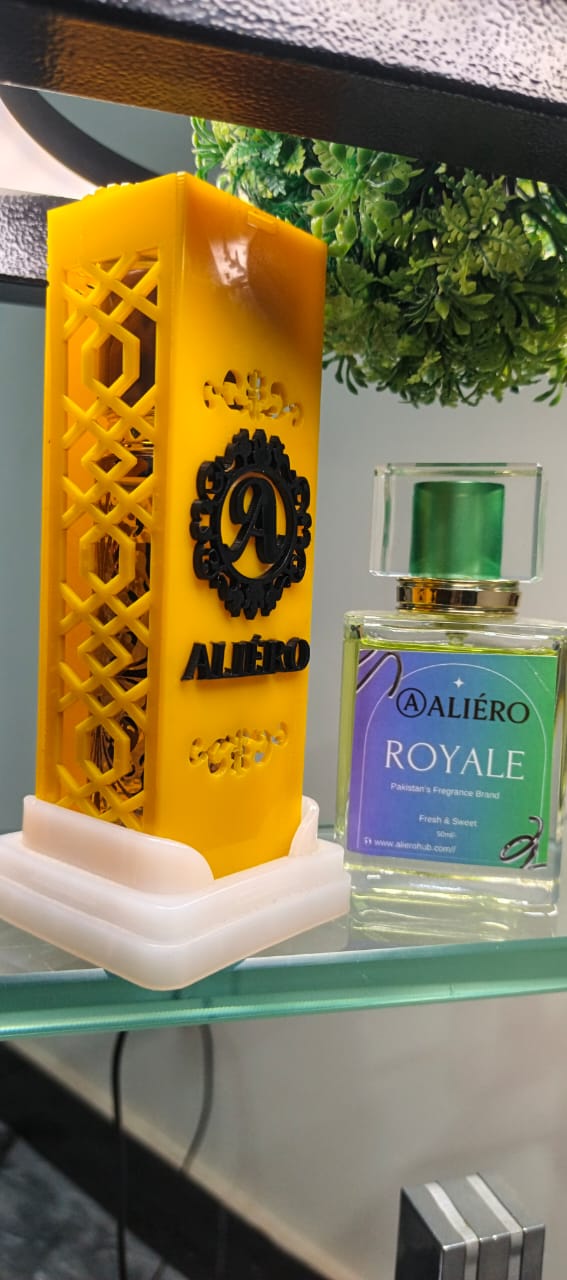 ALIERO ROYALE PERFUM 50ML (Fresh and Sweet) in new packaging