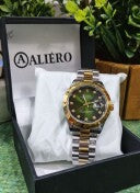 ROLEX LUXURY QUALITY MENS WTCH WITH PREMIUM GREEN DIAL;