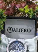 HUBLOT BLACK LEATHER PREMIUM QUALITY WATCH;