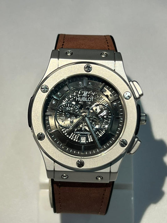 HUBLOT PREMIUM LEATHER QUALITEY MEN'S WATCH