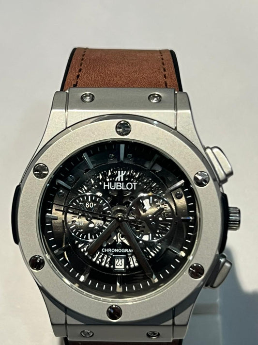 HUBLOT PREMIUM LEATHER QUALITEY MEN'S WATCH