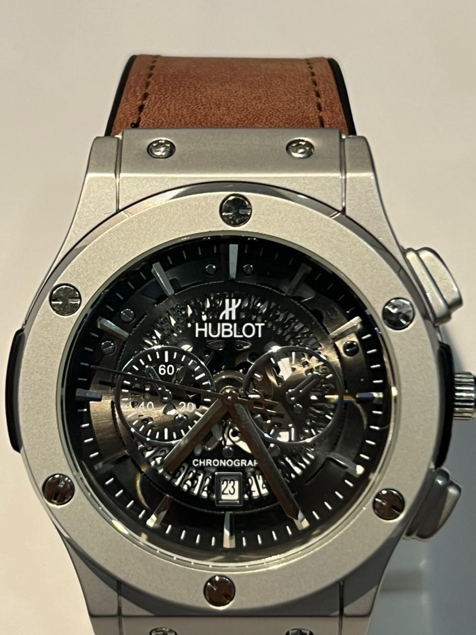 HUBLOT PREMIUM LEATHER QUALITEY MEN'S WATCH