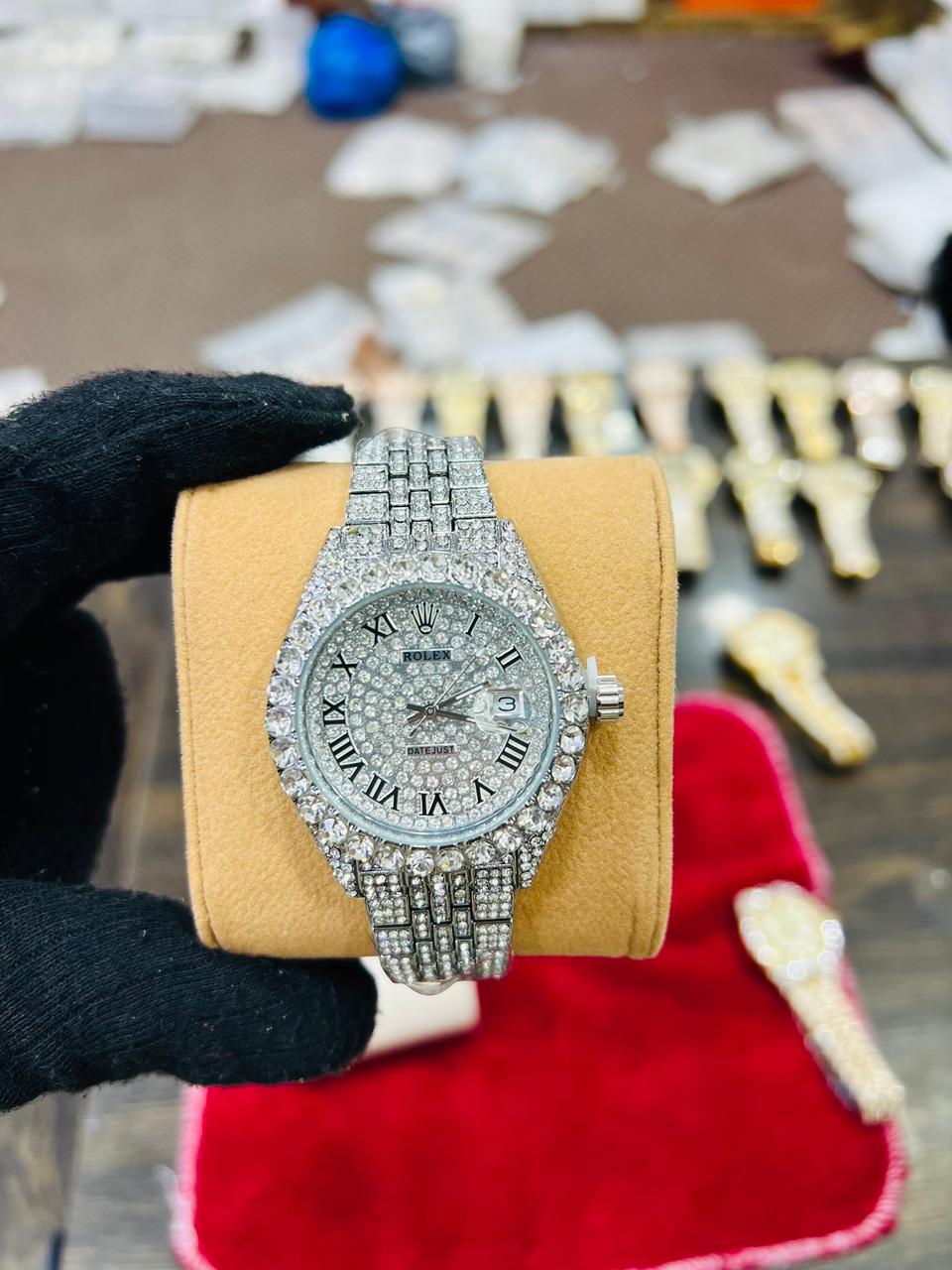CRYSTAL LUXURY AUTOMATIC MEN'S WATCH