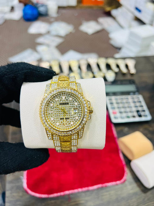 ALIÈRO Crystal Stone Watch