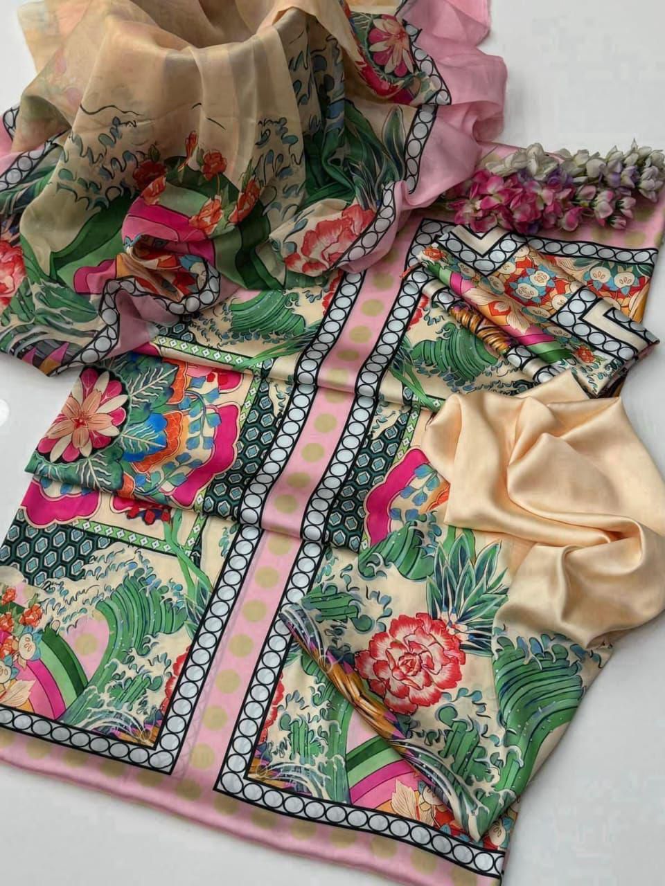 Shamooz Silk Printed 3PC®✓