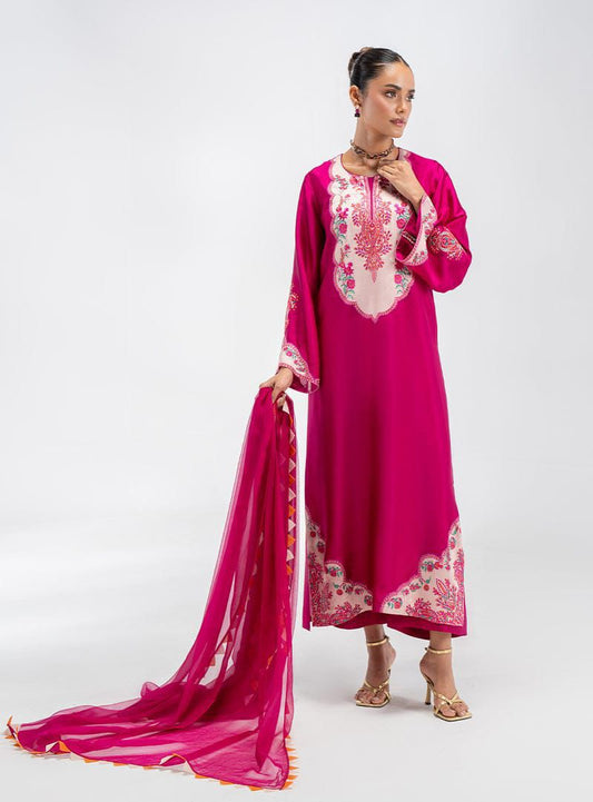 Shamooz Silk Printed 3PC®✓