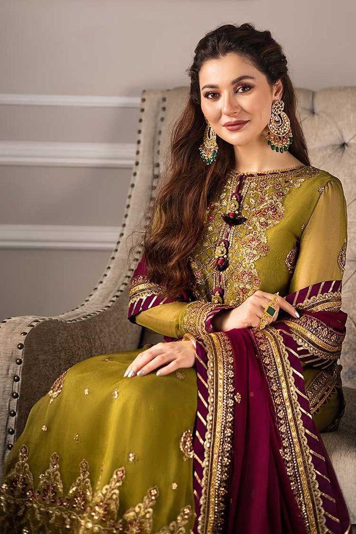 Chiffon Embroidered Luxury Unstitched 3 Piece Suit