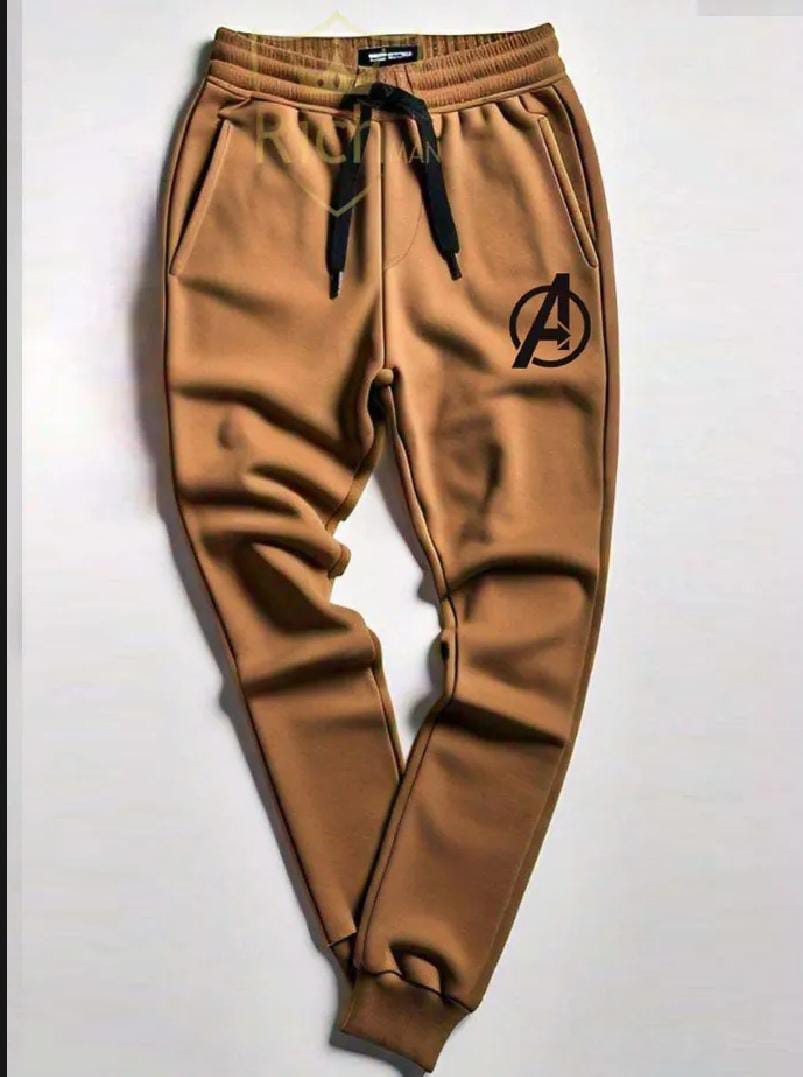 RICH MAN Brown Round Neck Sweatshirt &amp; Trouser Set for men's and women's