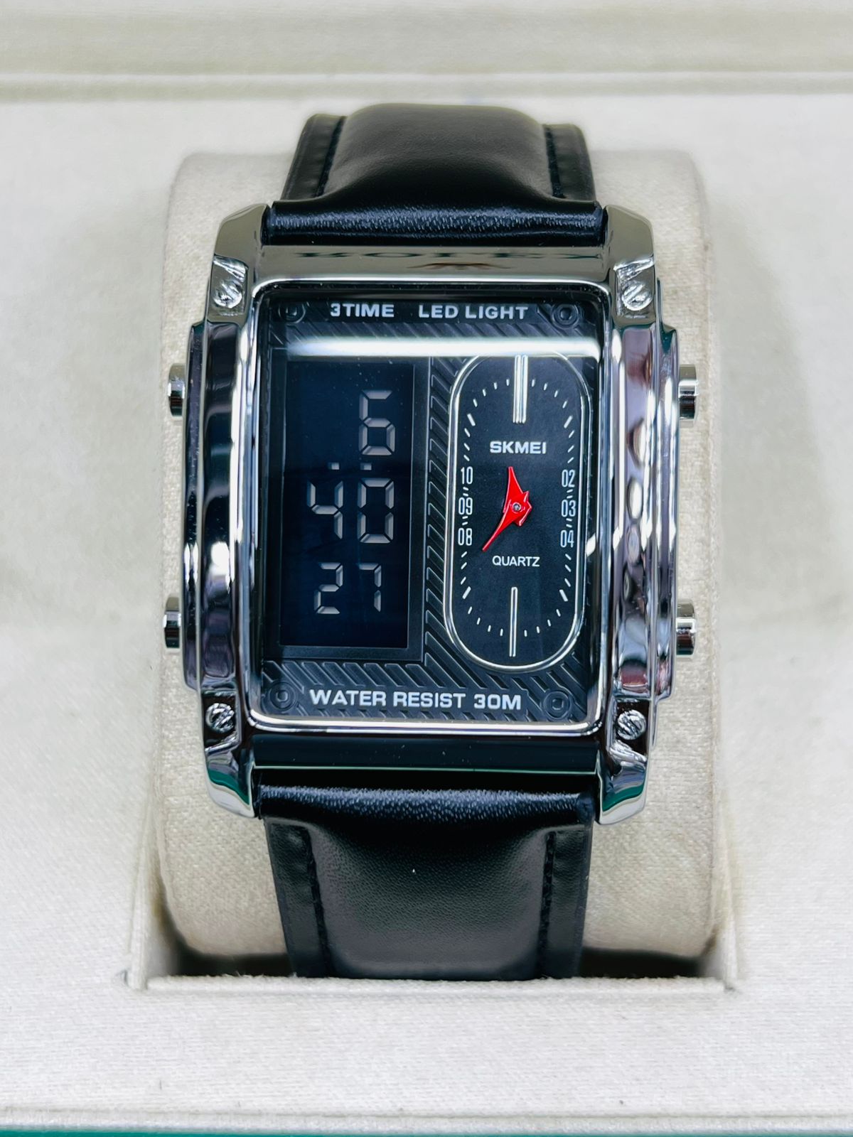 SKMEI luxury analog + digital watch