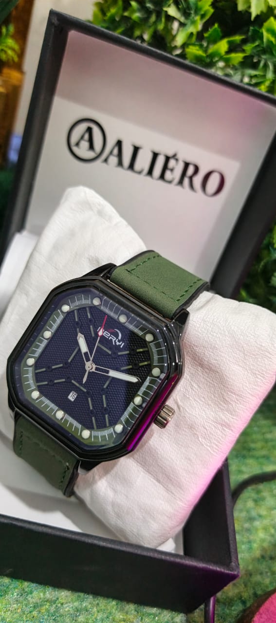 ALIERO HERYI Army Green Men’s Watch