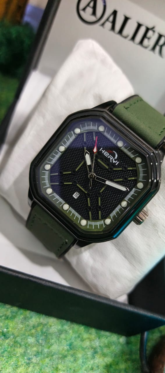 ALIERO HERYI Army Green Men’s Watch