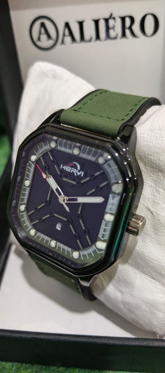 ALIERO HERYI Army Green Men’s Watch