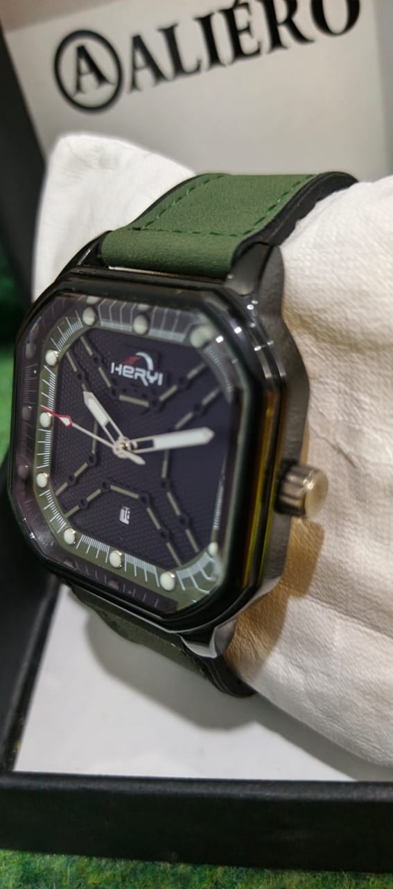 ALIERO HERYI Army Green Men’s Watch