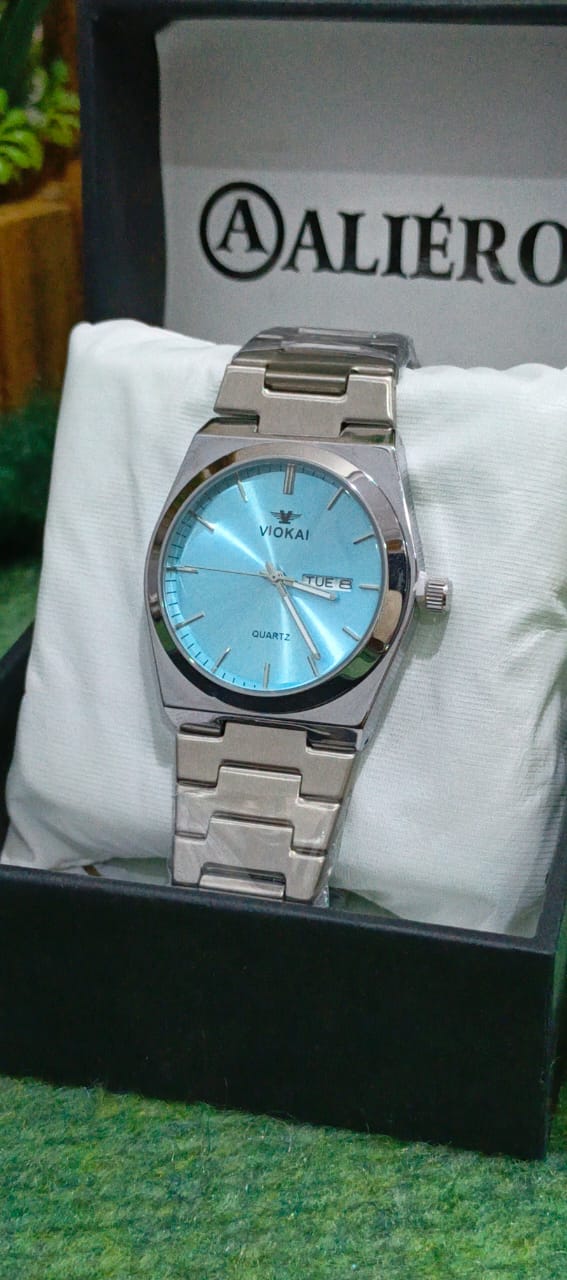 ALIERO Premium Stainless Steel Chain Men’s Watch