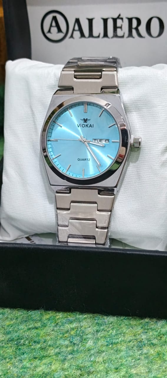 ALIERO Premium Stainless Steel Chain Men’s Watch