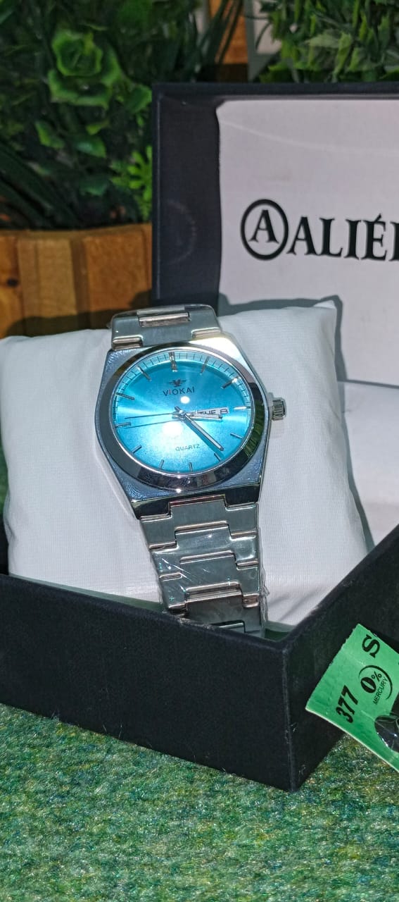 ALIERO Premium Stainless Steel Chain Men’s Watch