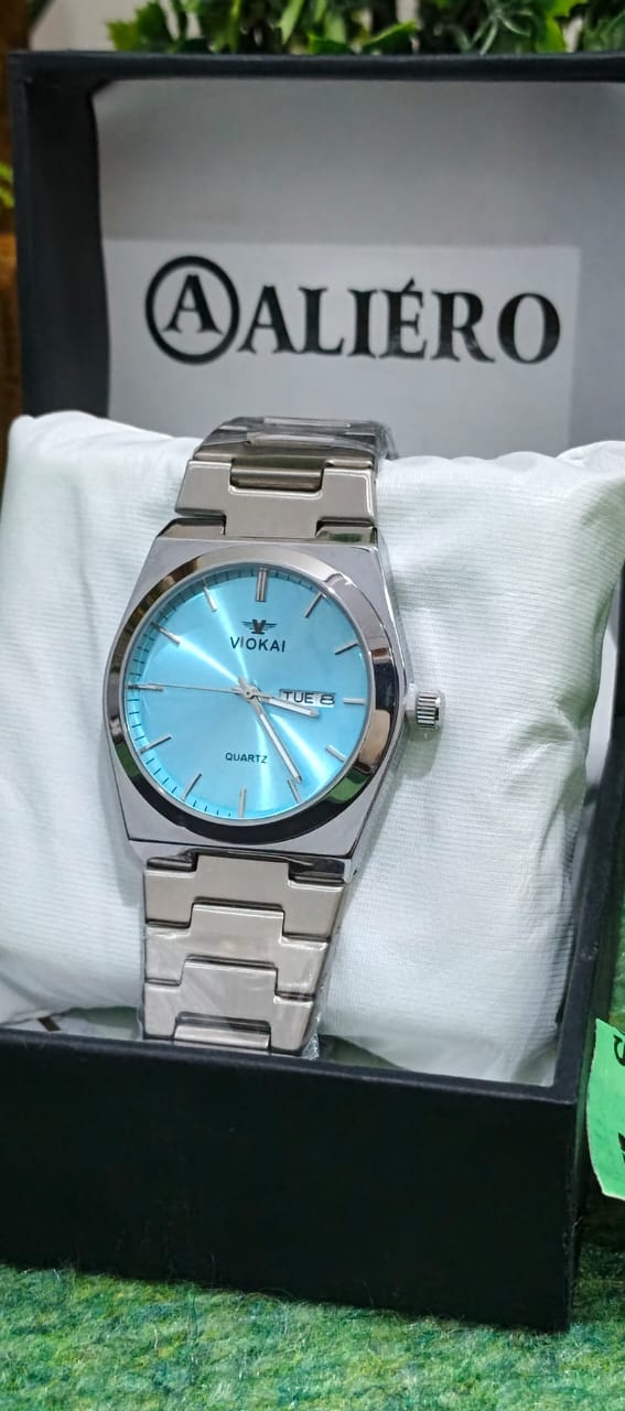 ALIERO Premium Stainless Steel Chain Men’s Watch