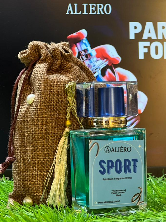 ALIERO SPORT Perfum 50ml, enhance power and grace.