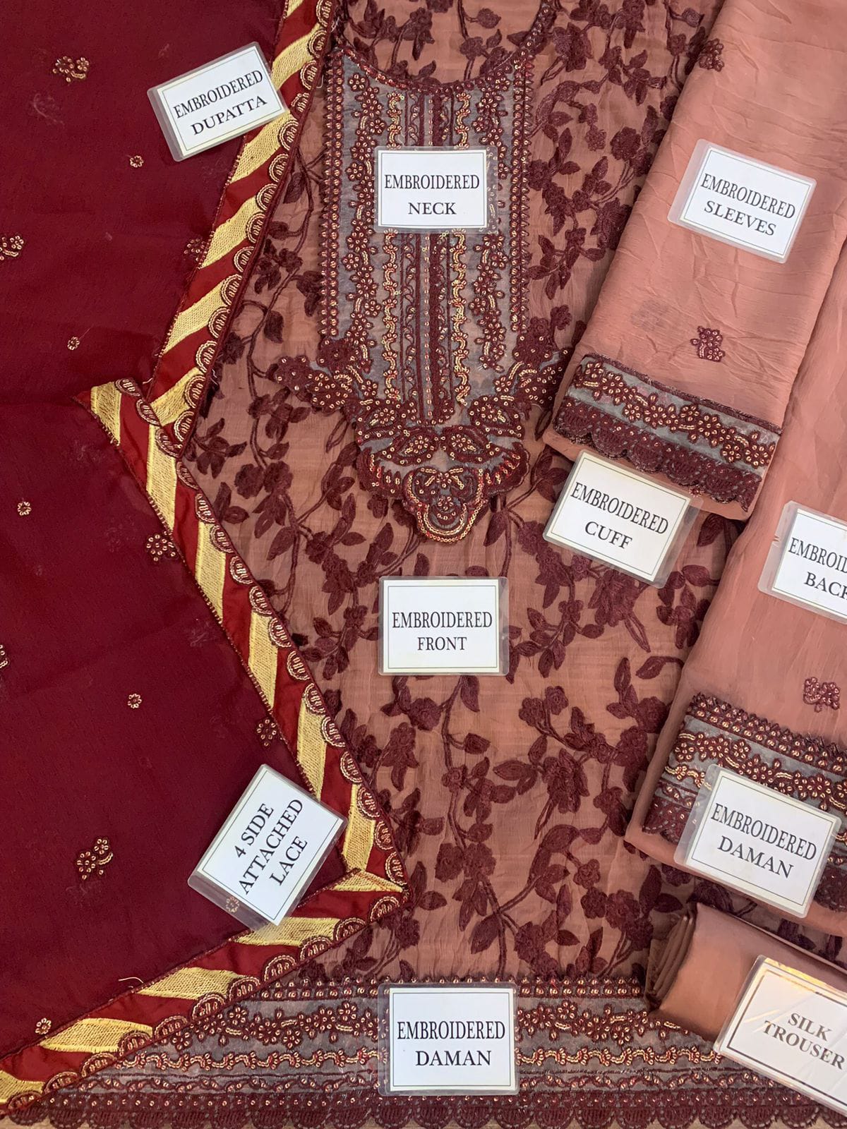 Asim Jofa Embroidered Unstitched Suit