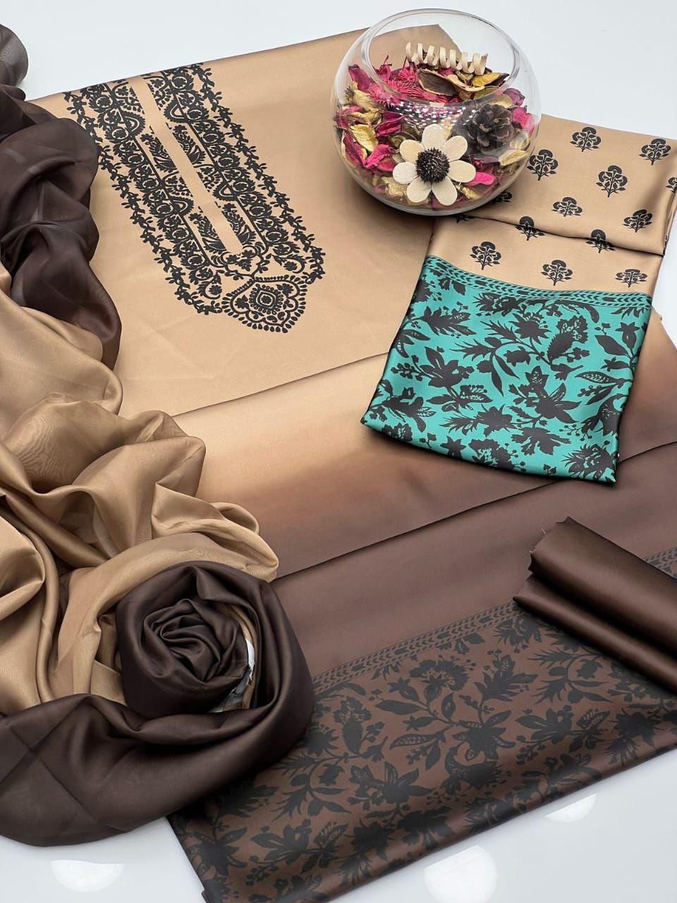 Shamooz Silk Printed 3PC®✓